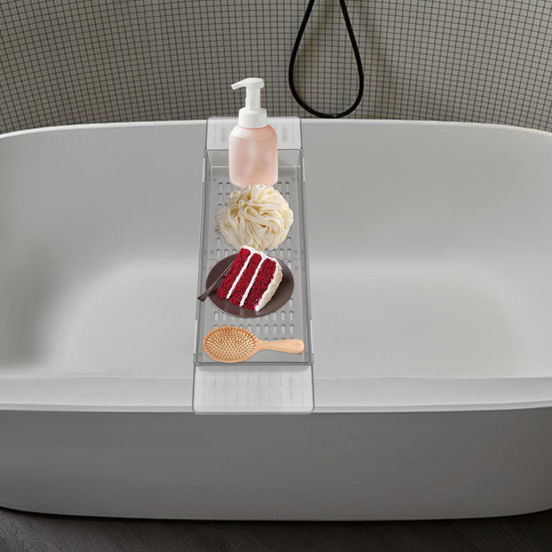 Plateau de baignoire pour salle de bain, Gris