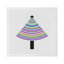 Christmas Tree Brights Hemstitch 22" Linen/Cotton Napkin