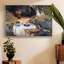 Le déjeuner encadré sur toile par Claude Monet-92468960-92468963