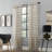 Clean Window Aso Twill Stripe Anti-Dust Linen Blend Sheer Curtain Panel-690484692-690484682