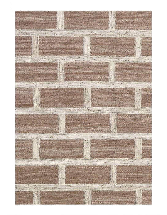 Ichabod Hand Knotted Leather Area Rug