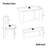 Set Table And Chair With Backrest, Industrial Style, Solid Structure-1484727287-1484727285-1484727283