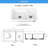 Cape Nantucket Sinks 60/40 Dualmount Fireclay Sink