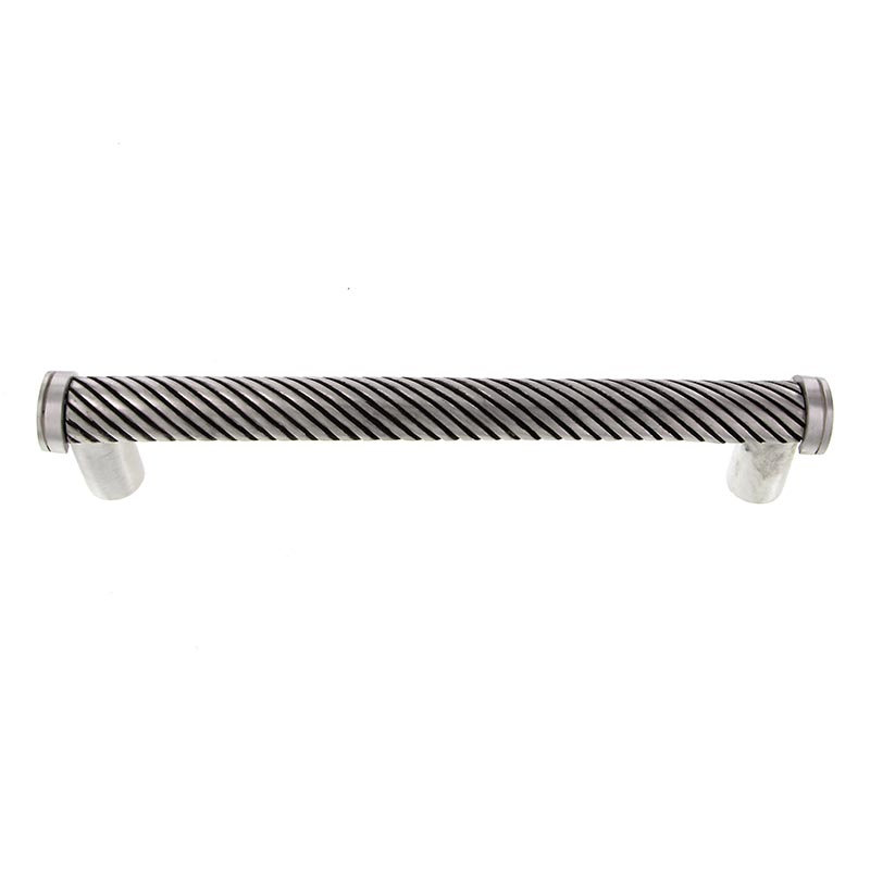 Sanzio 12" Center to Center Appliance Pull, Antique Nickel, 9"