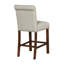 Upholstered Counter Stool with Nailhead Trim Set of 2