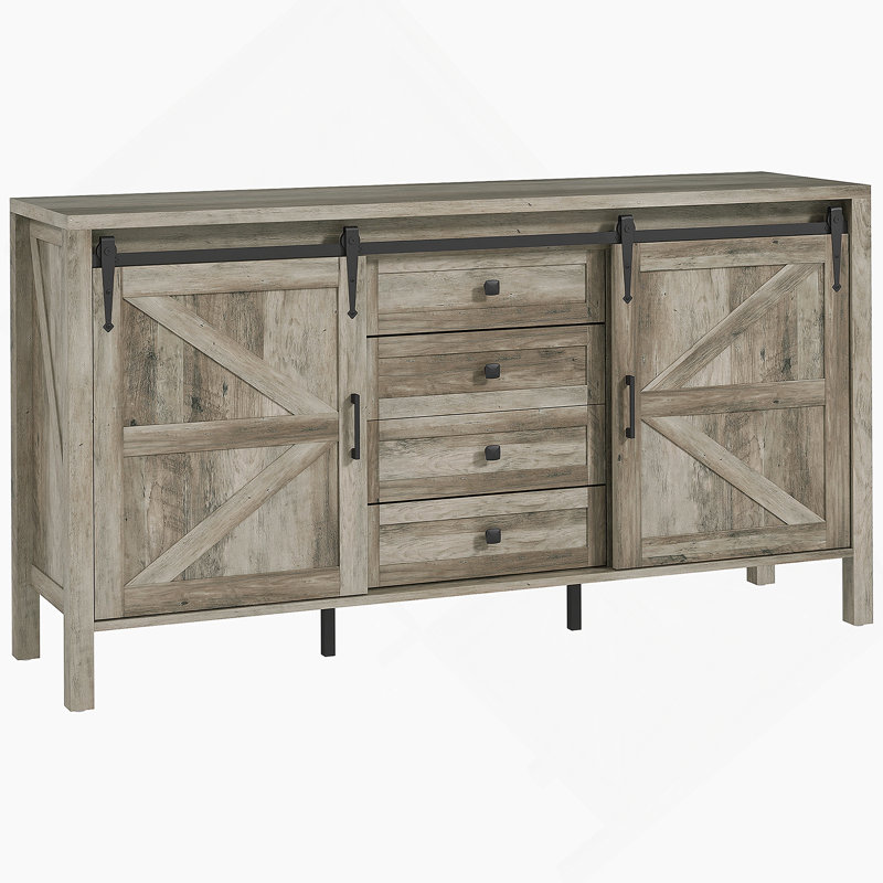 59"Sideboard With Thick Top  Buffet Cabinet