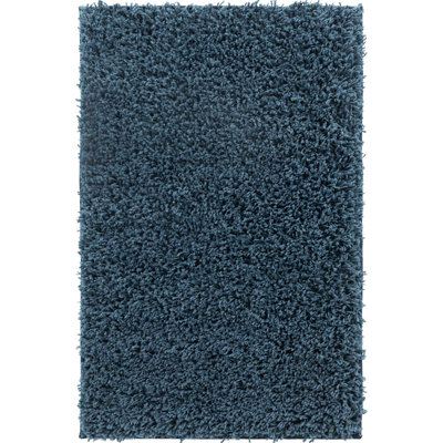 Tapis bleu marine Desirae