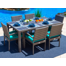 Yussuf Rectangular 6 - Person 69.5" Long Dining Set with Cushions