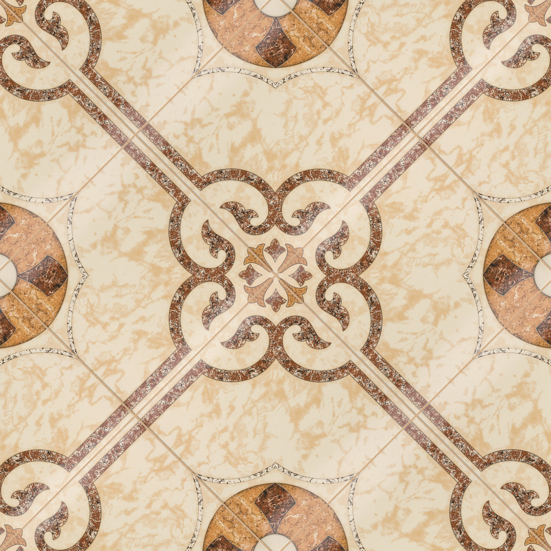 Cairoo 18" x 18" Ceramic Patterned Wall & Floor Tile Merola Tile