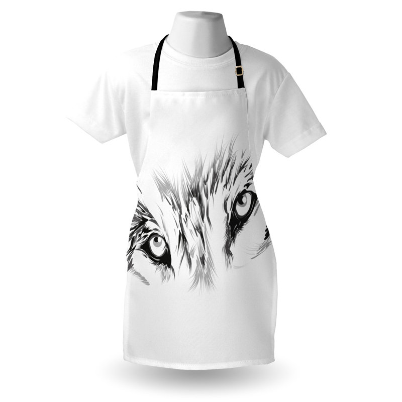 No Pattern Bib Apron