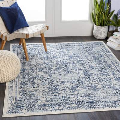 Tapis floral en polypropylène Shyann