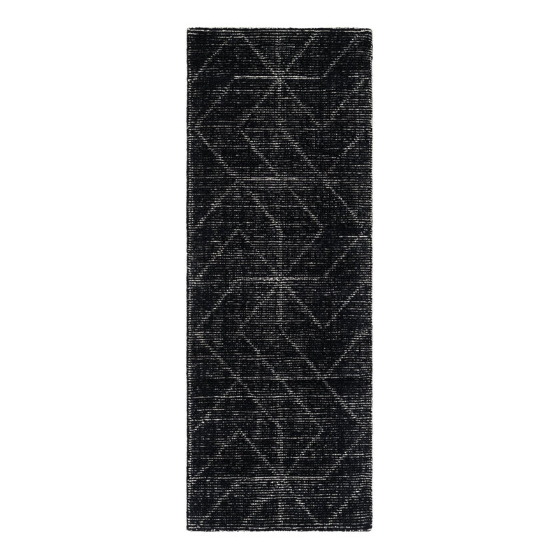 Cyndle Hand-Tufted Wool Geometric Area Rug, Runner 2' x 6'1"