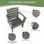 Chaise de patio en PEHD