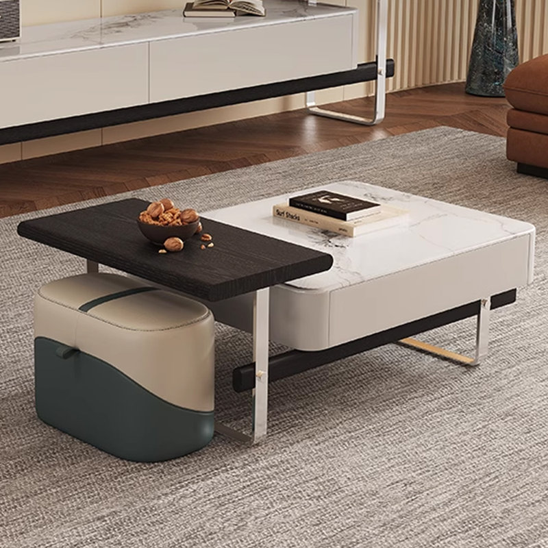 Table basse simple en pierre micro-cristalline
