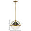 Luminaire suspendu sphère simple à 1 lumière Kathryn-50455006-50455005