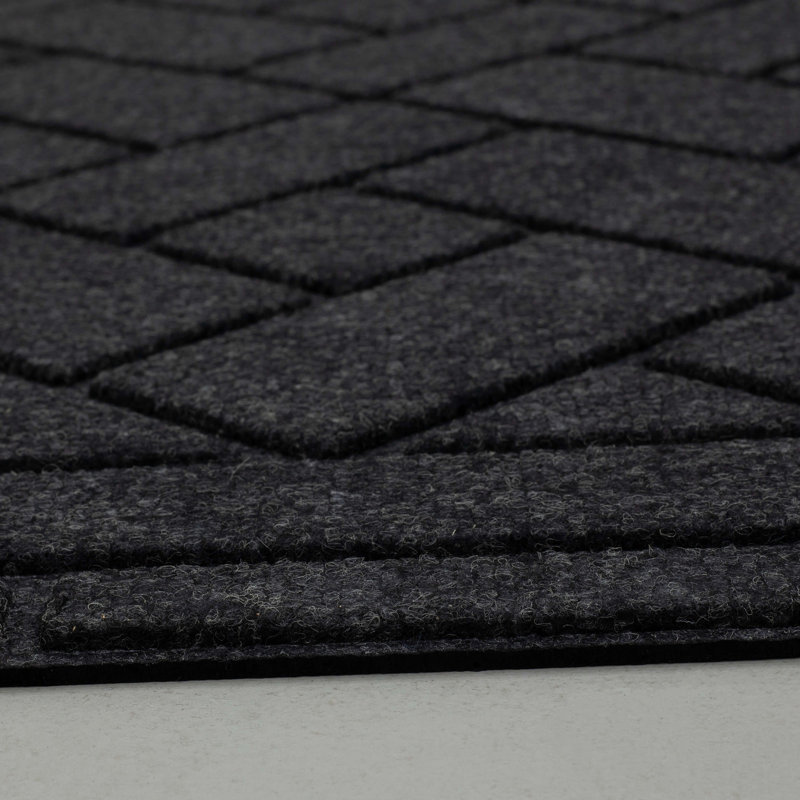 Paillasson Diagonal Pavers, Onyx