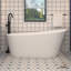 Baignoire de trempage autoportante en acrylique L 59 po x l 31 po