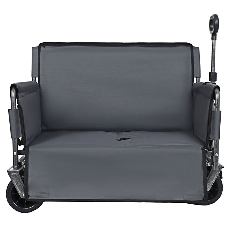 Folding Wagon With Bench Seat