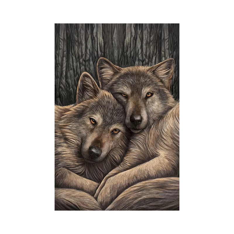 Loyal Companions 1 Piece Wrapped Canvas Painting, 20.32 cm H x 30.48 cm W