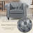 Fairport Faux Leather Chesterfield Chair-1690419721