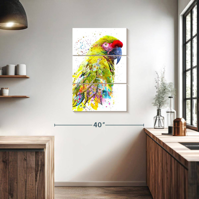 Brampt Stunning Safari Bird, 38" H x 24" W