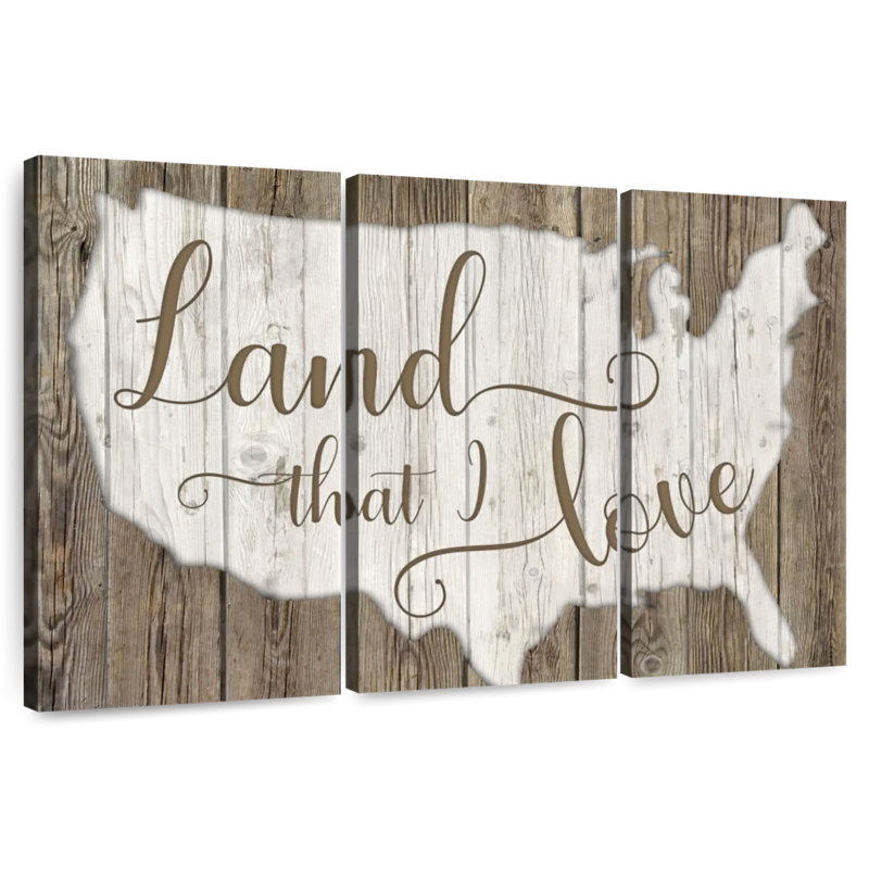 Land That I Love, 48" H x 74" W