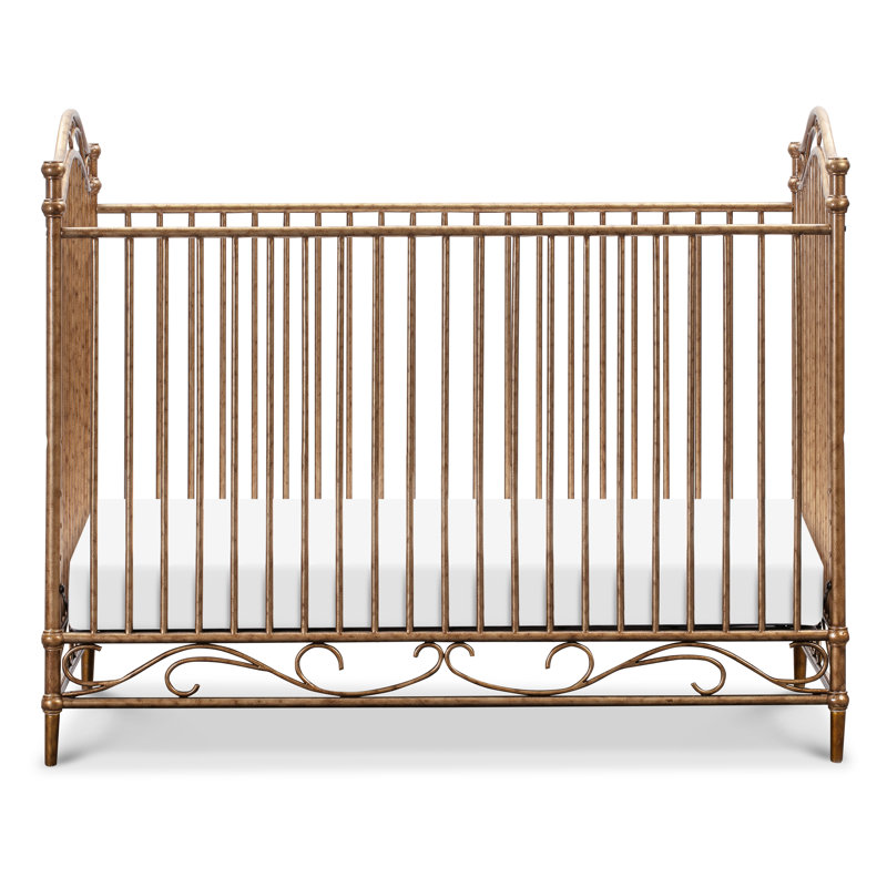 Camellia Greenguard Gold Certified 3 -in-1 Convertible Crib, Vintage Gold