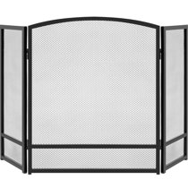  Fireplace Screen Fireplace Cover for Inside Fireplace 43 W x  30 H Safety Mesh Screen Curtain Durable Fire Place Guard Gate for Pet Child  Baby Proofing : Home & Kitchen