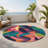 Quantum Prime Cascade Indoor And Outdoor Area Rug-410884952