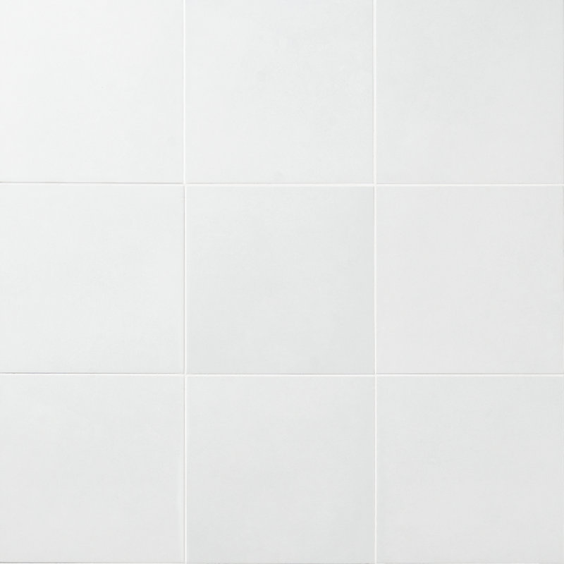Geode 7.87 In. X 7.87 In. Matte Porcelain Floor And Wall Tile (10.76 Sq. Ft. / Case), White