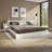 Modern Kaphan Bedroom - Platform Bed with Headboard and Nightstands (2) – Easy Assembly, No Box Spring Required-984603980-990094008