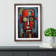 Robot Abstract - Single Picture Frame Print on Wood