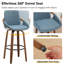 Swivel Upholstered Counter Stool-524958412-524958413