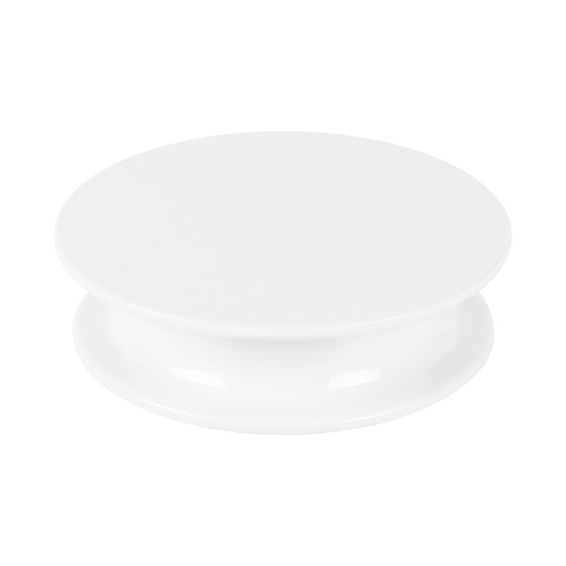 Support à gâteaux rond, Blanc