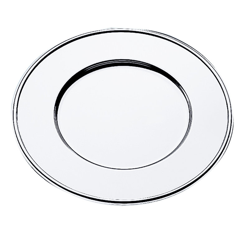 Michelangelo 18/10 Stainless Steel Charger, 14" W x 14" L