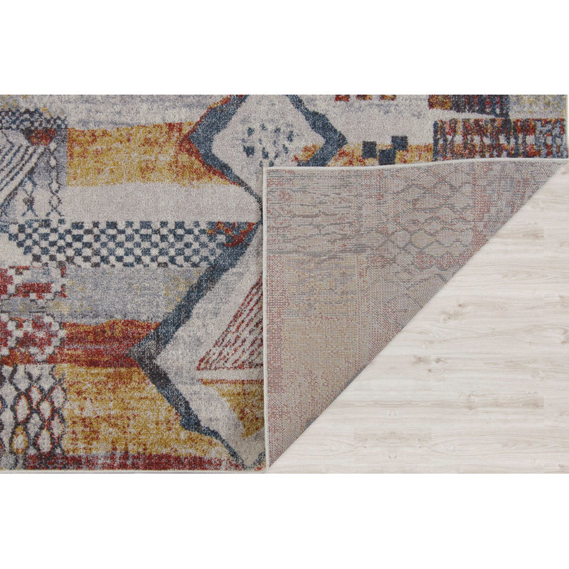 Tapis poils longs area Seidel, Rectangle 2 pi 7 po x 4 pi 11 po