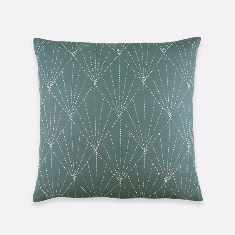 Array Square Pillow Cover & Insert, Spruce