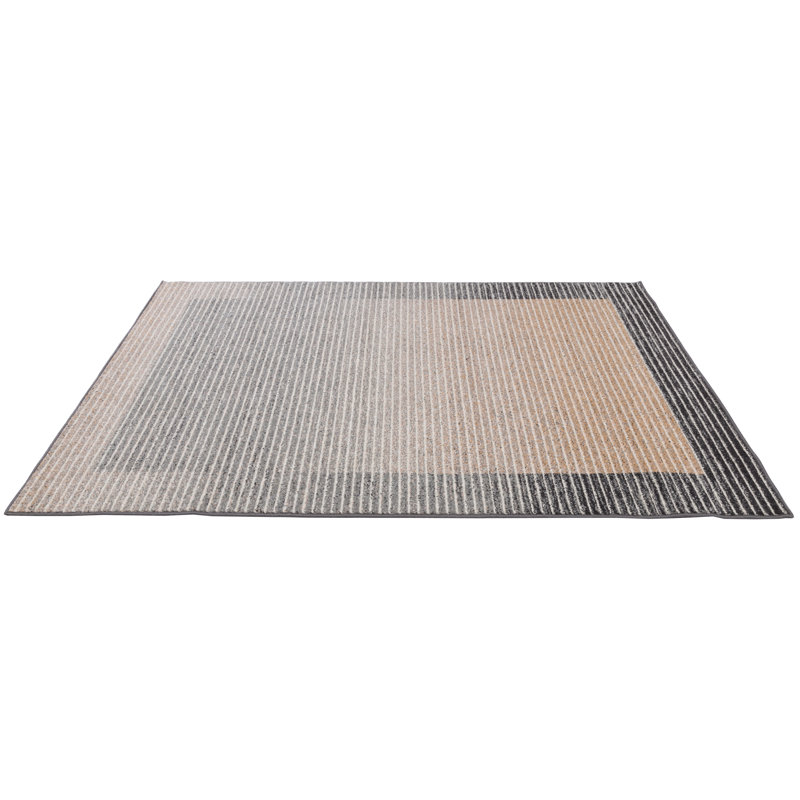 Knut Striped Hand Woven Area Rug, Rectangle 133 x 190cm