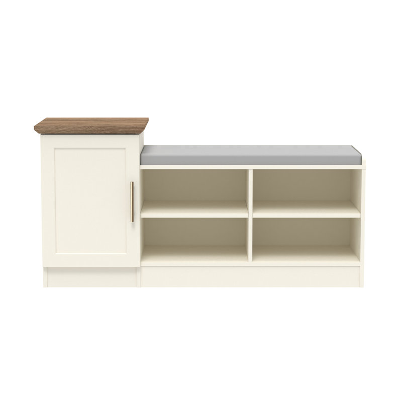 Storage Bench, Light Grey