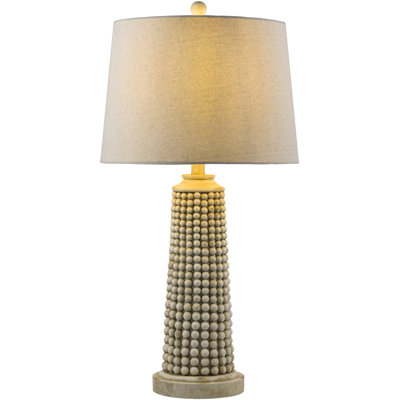 Lampe de table 1 lumière H 29 "avec abat-jour empire Claira