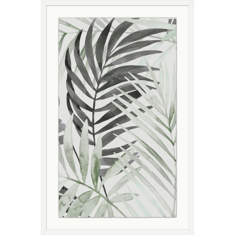 «In the Tropics», reproduction encadrée sur verre 1 pi