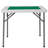 Square 4-Player Folding Card Game Table with Playing Surface and Cup Holders