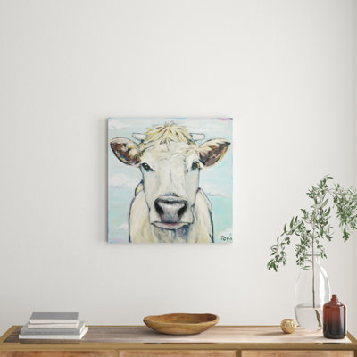 When Cows Fly by Tori Campisi - Wrapped Canvas Print
