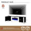 Crédence de rangement Pittston avec foyer inclus-1601824718-1553454926