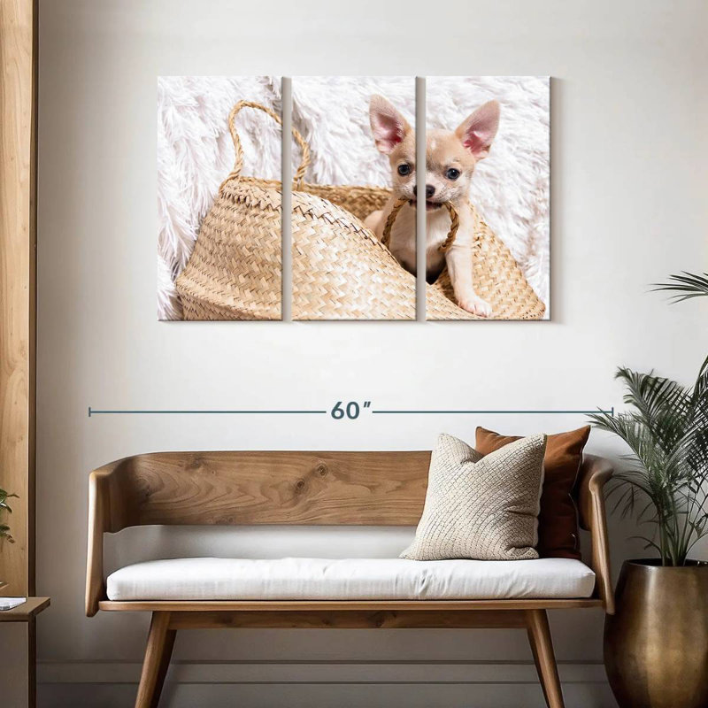Brampt Rowdy Chihuahua, 28" H x 45" W