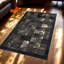 Tapis beige en peau de vache