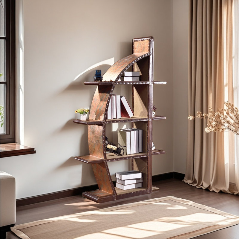 Bibliothèque tendance en forme de voilier