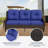 Wicker Outdoor Patio Sofa with Cushion-82691836