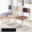 Chaise d'appoint moderne à dossier solide noir (ensemble de 2)-533915508