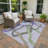 Machine Washable Indoor/Outdoor Lanning ACN2394 Abstract Rug-987749134